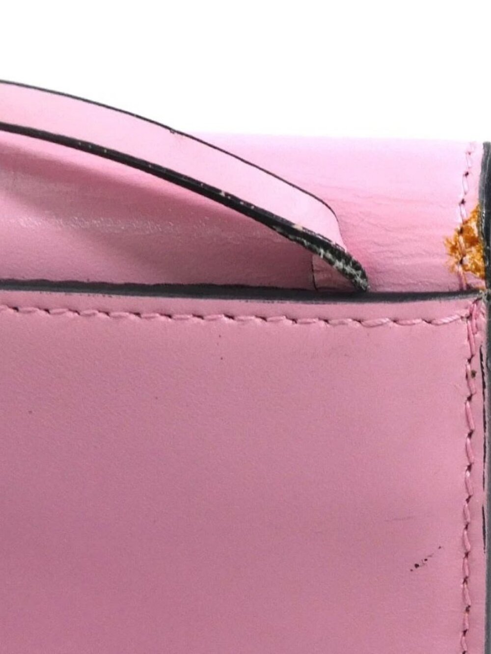 Auth PRADA Pochette Pink Leather/Silvertone - e61826a - Picture 3 of 14